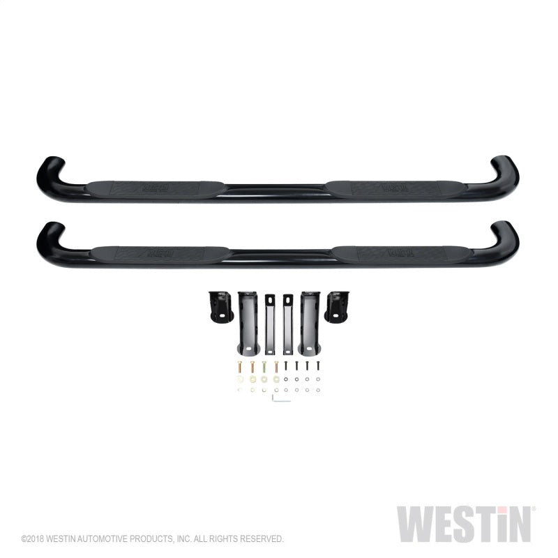 Westin 21-4135 2019 Chevrolet Silverado/Sierra 1500 Crew Cab Platinum 4 Oval Nerf Step Bars - Black