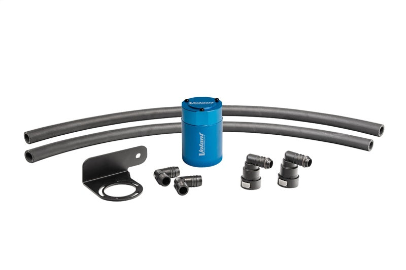 Volant VC0010 11-23 Ford F-150 3.5L Turbo Auto 3oz Aluminum Oil Catch Can w/Mounting Bracket - Blue