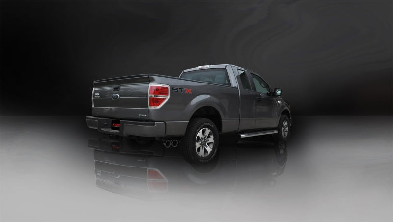 CORSA Performance 14393BLK Corsa 2011-2014 Ford F-150 5.0L V8 Black Sport Cat-Back Exhaust