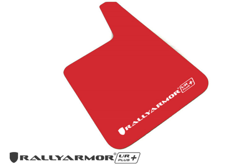 Rally Armor MF20-URP-BLK/RD Universal Fit (No Hardware) UR Plus Black UR Mud Flap w/ Red Logo