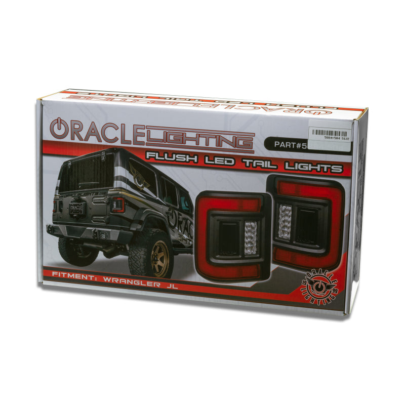 ORACLE Lighting 5884-504-T Oracle 2018+ Jeep Wrangler Rubicon/Sport LED Flush Mount Tail Light - Tinted SEE WARRANTY