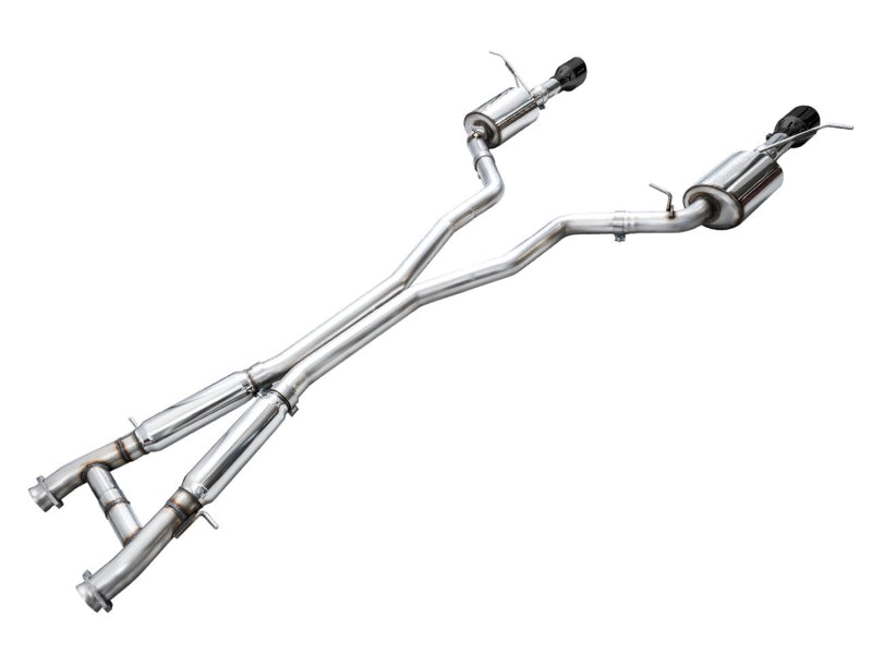 AWE Tuning 3015-33952 18-23 Dodge Durango SRT & Hellcat Touring Edition Exhaust - Diamond Black Tips