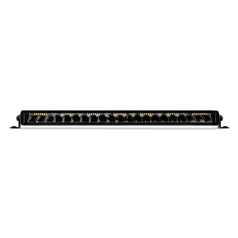 Go Rhino 751052012CSS Xplor Blackout Combo Series Sgl Row LED Light Bar w/Amber (Side/Track Mount) 20.5in. - Blk