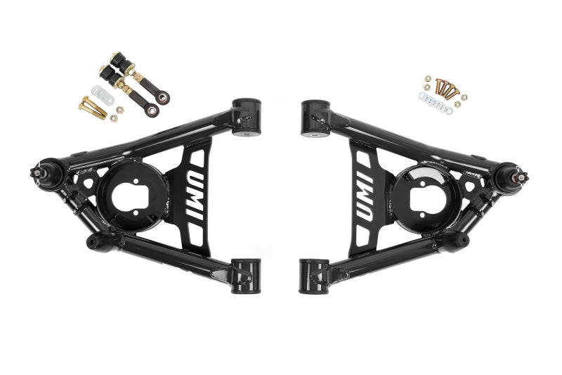 UMI Performance 4031-B 64-72 GM A-Body Tubular Front Lower A-Arms Polyurethane Bushings