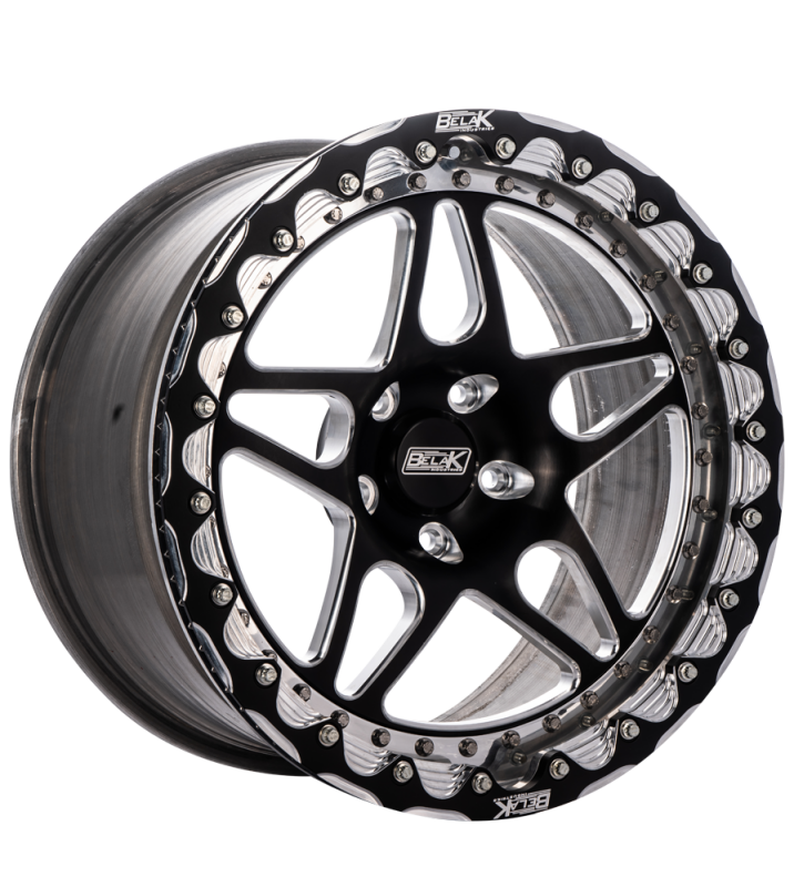 Belak Wheels 17106135S38BS-SBL Belak 17x10.5 / 8.25in BS / 6x135mm BP / Low Pad / Series 3 - Single Beadlock Wheel