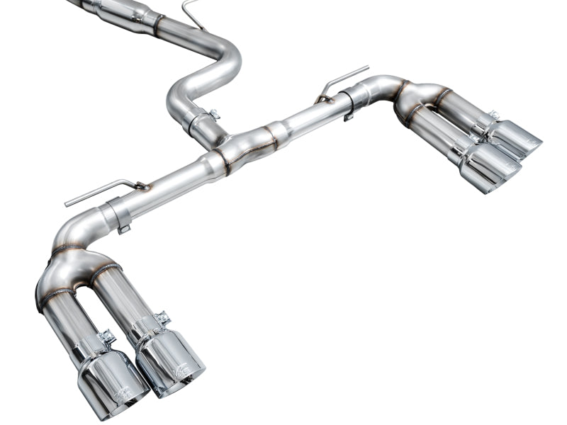 AWE Tuning 3020-42897 AWE 22-24 Audi 8Y S3 Track Edition Exhaust - Chrome Silver Tips