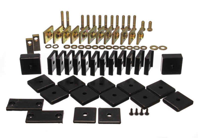 Energy Suspension 8.4104G Toy Land Cruiser Bodymount Set - Black