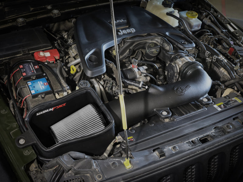 aFe 54-13078D Magnum FORCE Stage-2 Pro Dry S Cold Air Intake System Jeep Wrangler (JL) 18-23 V6-3.6L