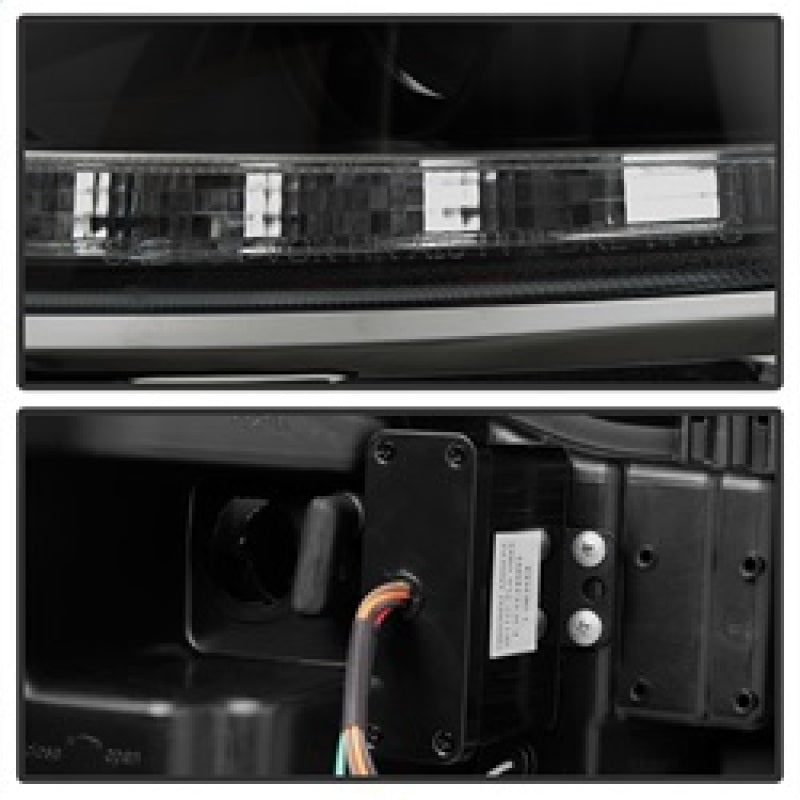 SPYDER 5082800 Spyder Lexus GS 300 / 350 / 450 06-11 Headlights - HID Model Only - Black PRO-YD-LG06-HID-DRL-BK