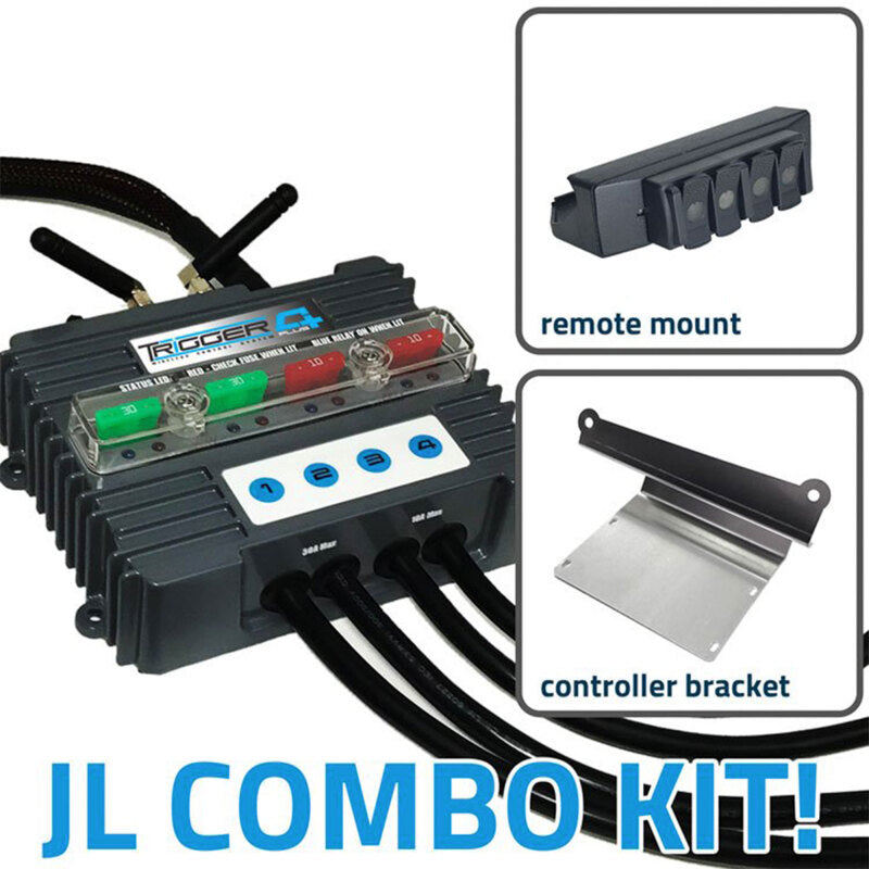 ORACLE Lighting 2100JL Oracle Trigger 4 Plus Wireless Accessory Control System Combo Kit - Jeep Jl And Jt