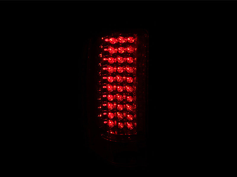ANZO 311047 2007-2013 Chevrolet Silverado 1500 LED Taillights Red/Clear