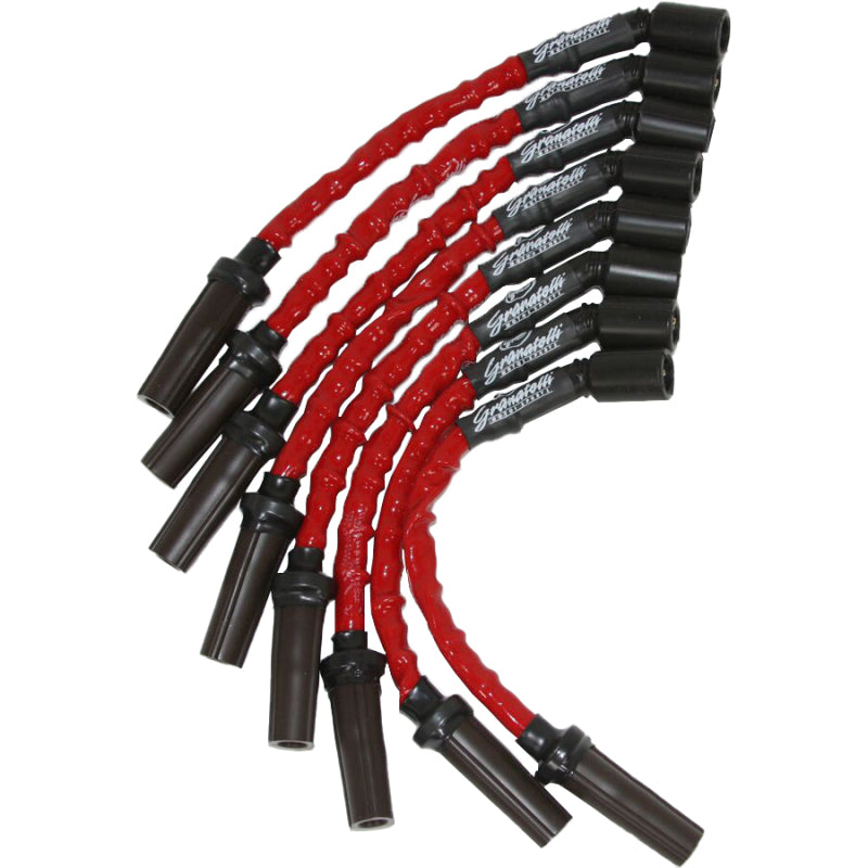 Granatelli Motor Sports 28-1629HTR Granatelli 99-23 GM Truck/SUV V8 (Excl 8.1L) Hi-Perf Coil-Near-Plug Conn Kit w/9in Lead/Red Jacket