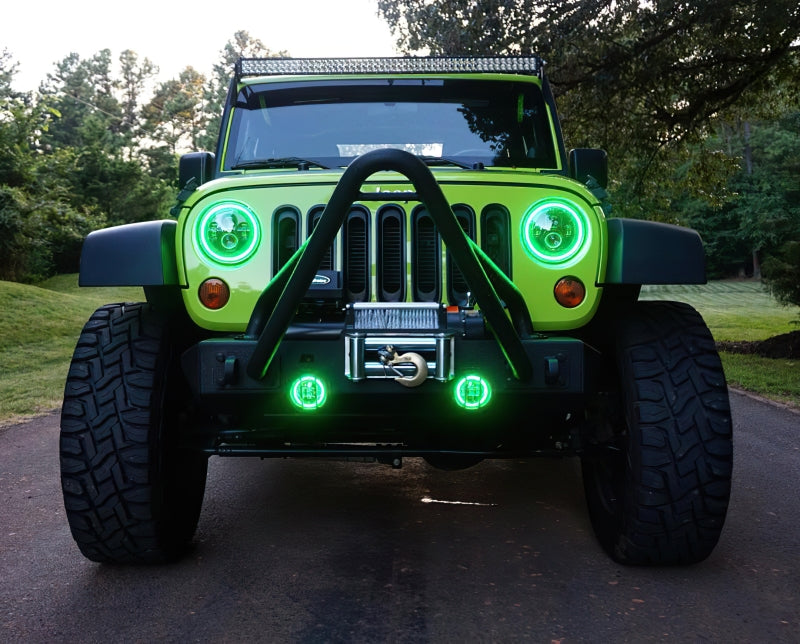 ORACLE Lighting 5769-334 Oracle 7in High Powered LED Headlights - Black Bezel - ColorSHIFT No Controller SEE WARRANTY