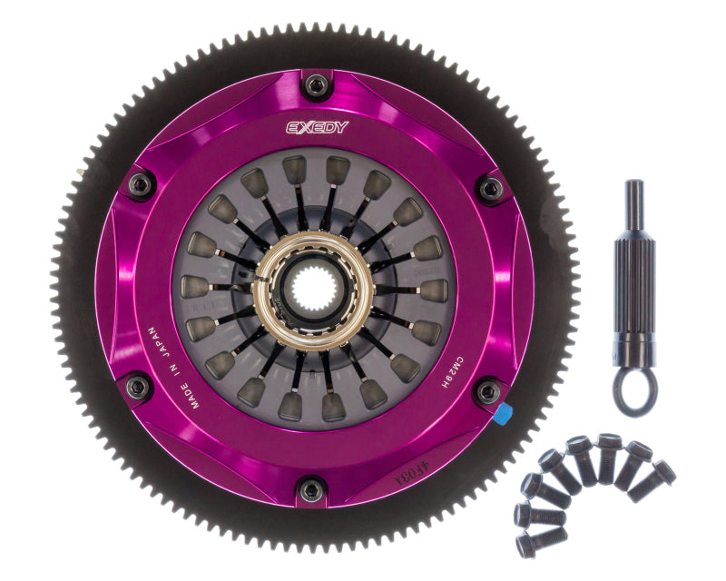 Exedy FM022HD 2004-2014 Subaru Impreza WRX STI H4 Hyper Twin Cerametallic Clutch Sprung Center Disc Pull