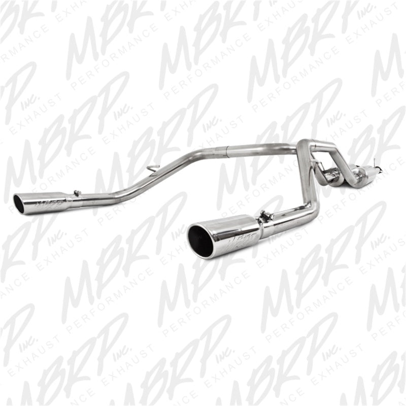 MBRP S5312409 2009-2010 Toyota Tundra 5.7L EC-Std. & SB/CC-SB Cat Back Dual Split Rear