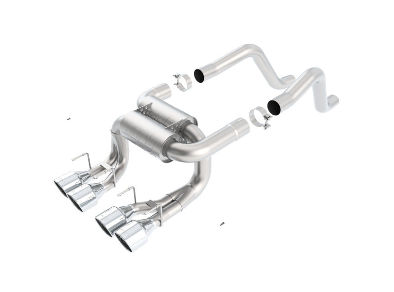 Borla 11822 06-12 Chevrolet Corvette Z06/ZR1 6.2L/7.0L 8cyl Aggressive ATAK Exhaust (rear section only)