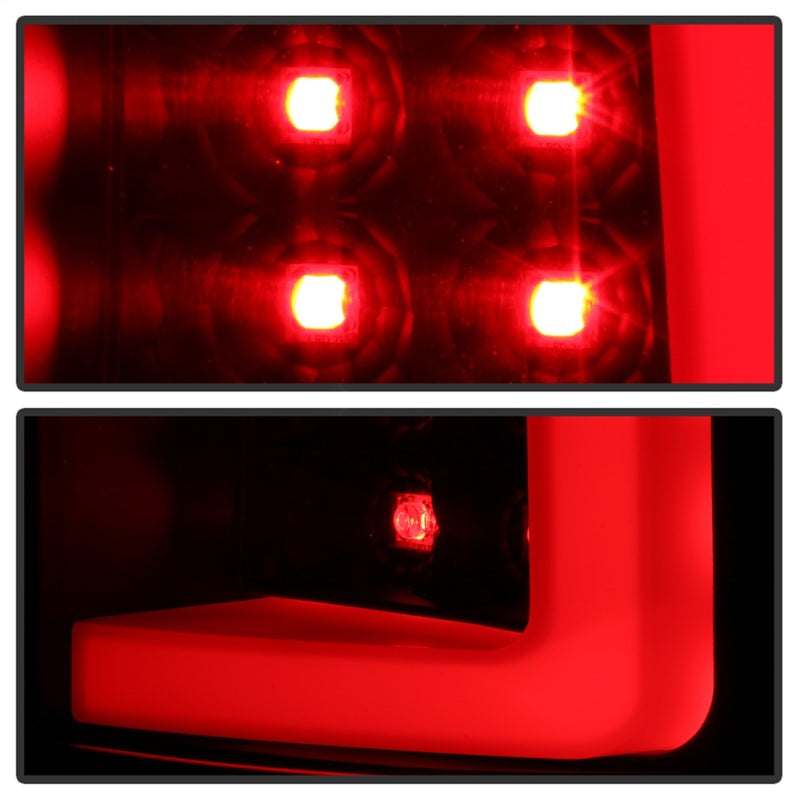 SPYDER 5084088 Spyder 07-13 Silverado (Will Not Work w/2010 921 Bulb) V3 LED Tail Lghts Blk ALT-YD-CS07V3-LBLED-BK