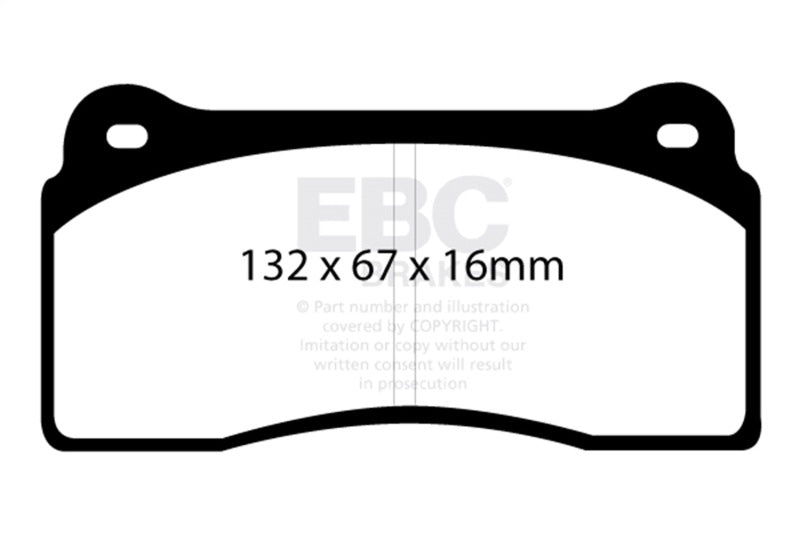 EBC DP31110C 99-03 Aston Martin DB7 5.9 Redstuff Front Brake Pads