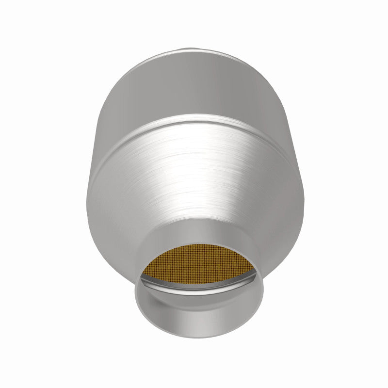 Magnaflow 51656 MagnaFlow Conv Univ 2.5in Inlet/Outlet Center/Center Round 3in Body L x 5in W x 8.75in Overall L