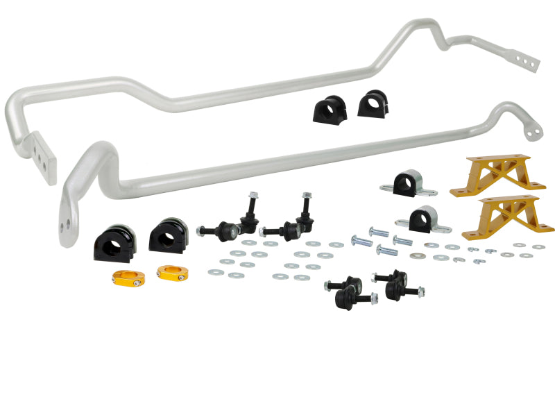 Whiteline BSK009M 04-05 Subaru Impreza STI Front & Rear Sway Bar Kit 24mm w/Mounts