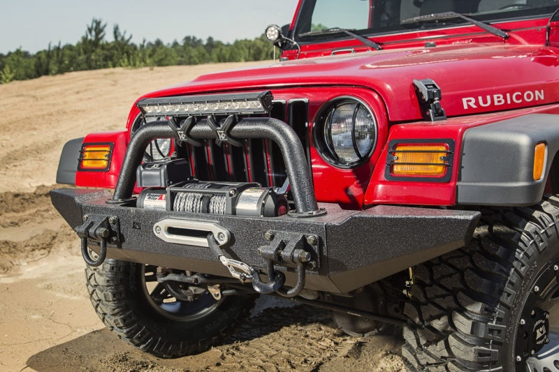 Rugged Ridge 11210.15 97-06 Jeep Wrangler TJ Black Aluminum Hood Catches