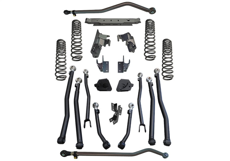 Superlift K199KG 18-23 Jeep Wrangler Unlimited 4in JLU Long Arm Kit - King 2.0 Shocks