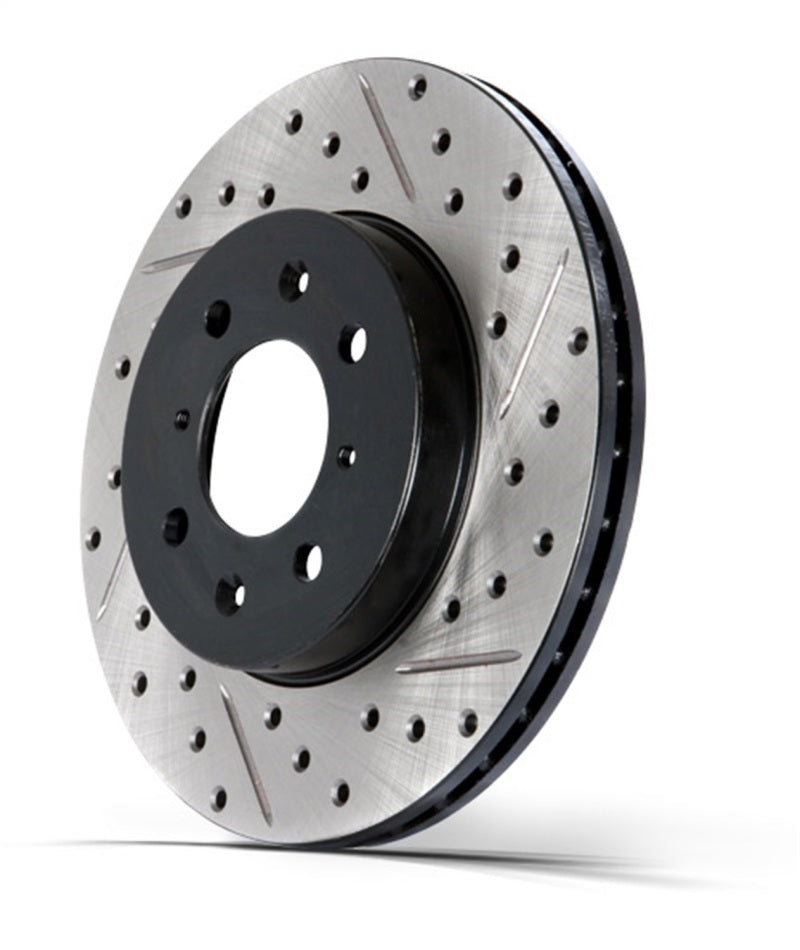 Stoptech 227.42079R StopTech Select Sport Nissan Slotted and Drilled Right Rear Rotor