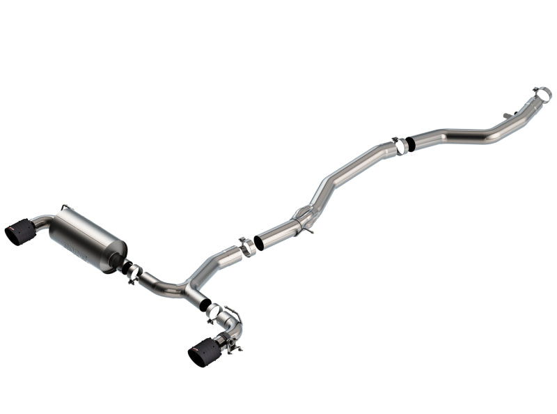 Borla 140826CFBA 2020 Toyota Supra GR 3.0L I6 3in ATAK Catback Exhaust - Carbon Fiber Tips