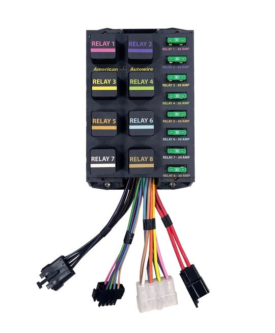 American Autowire AAW510924 Banked Relay System 8 Relays