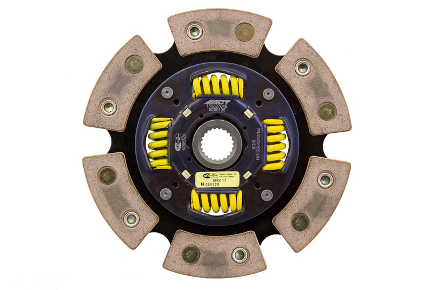Advanced Clutch Technology ACT6200105 6 Pad Sprung Race Disc