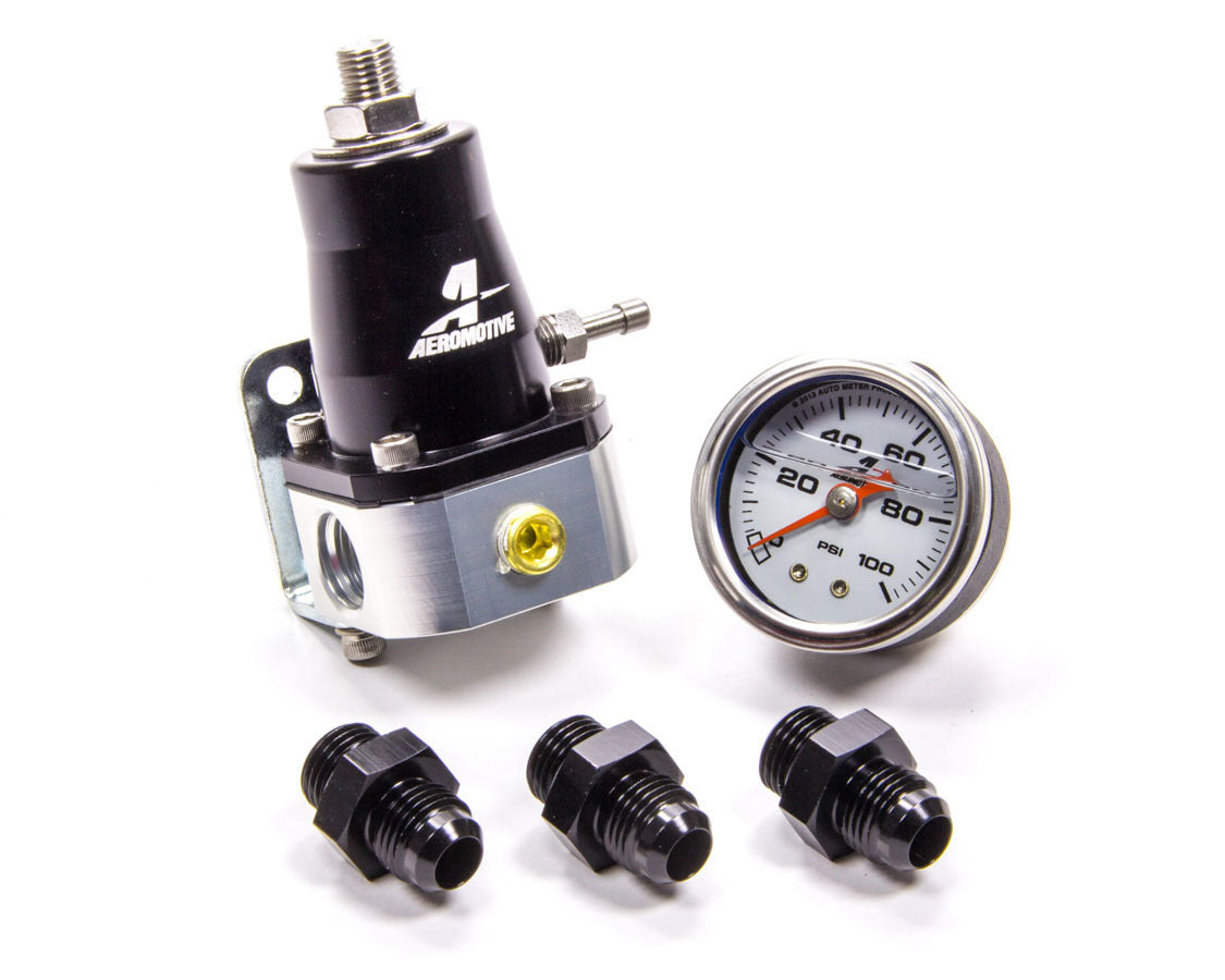 Aeromotive AFS13130 EFI Regulator & Gauge Kit w/Fittings