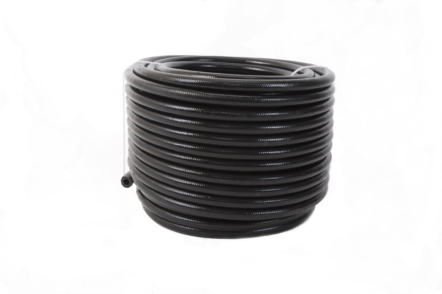 Aeromotive AFS15337 8an PTFE S/S Braided Hose 20ft Black Jacketed