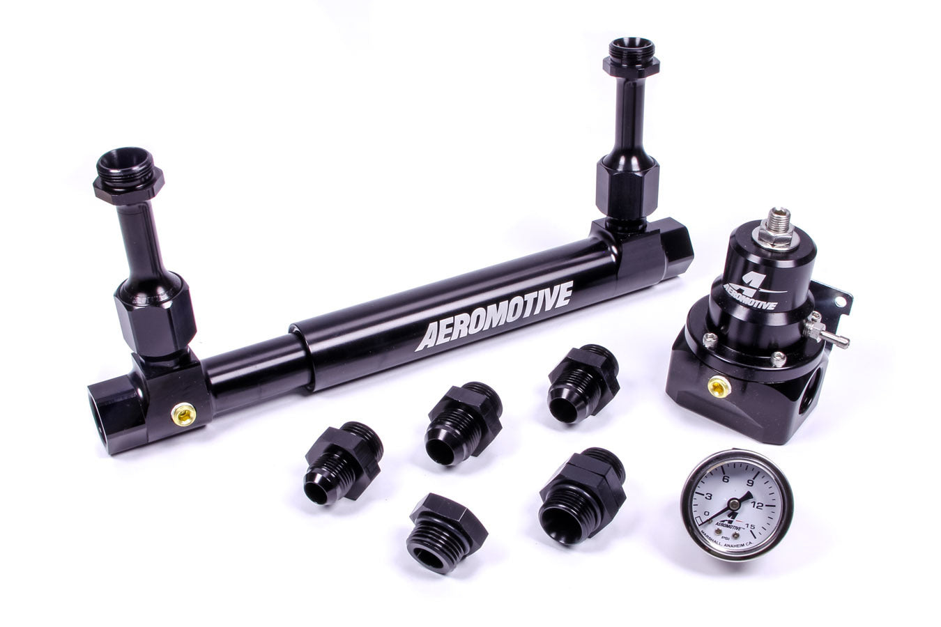 Aeromotive AFS17248 Adjustable Fuel Log w/ 13212 2-Port Regulator