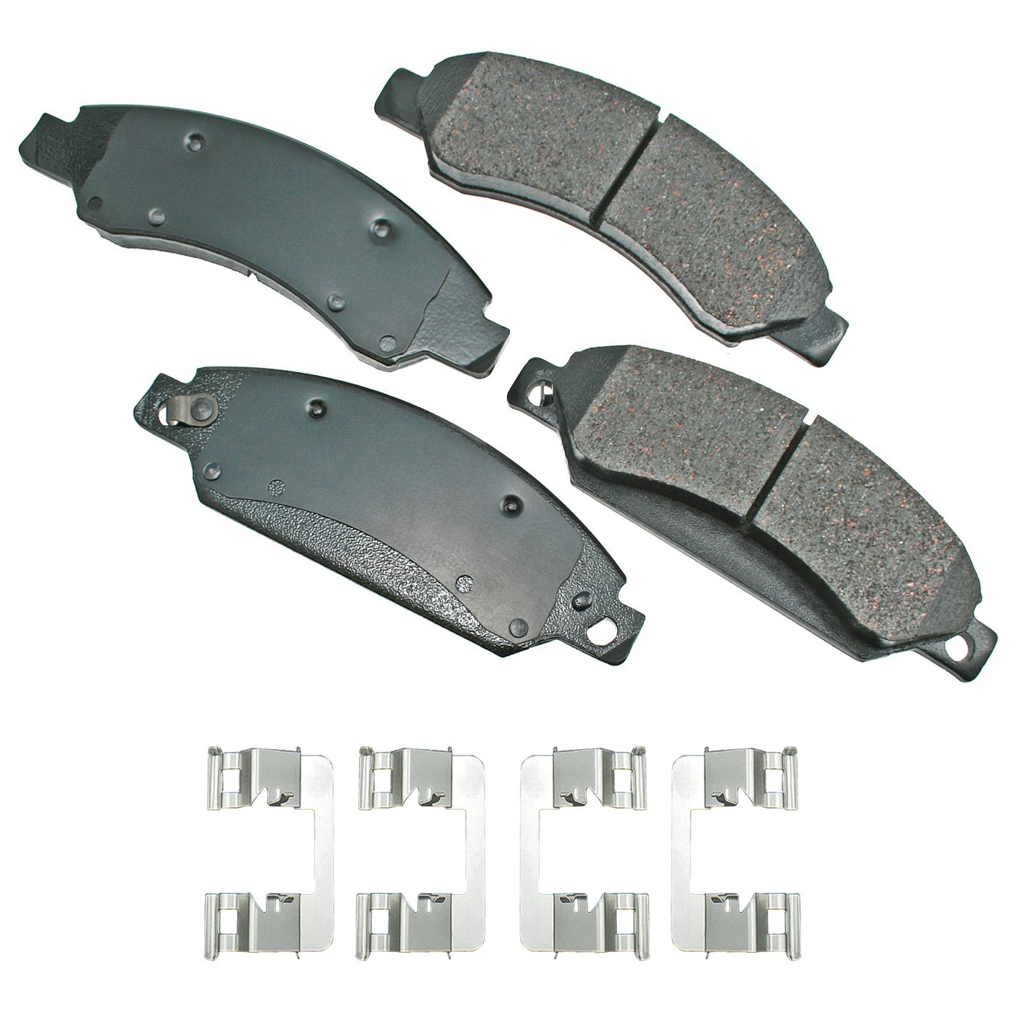 Akebono Brake Corporation AKEACT1092 ProACT Ultra-Premium Bra ke Pads - Front