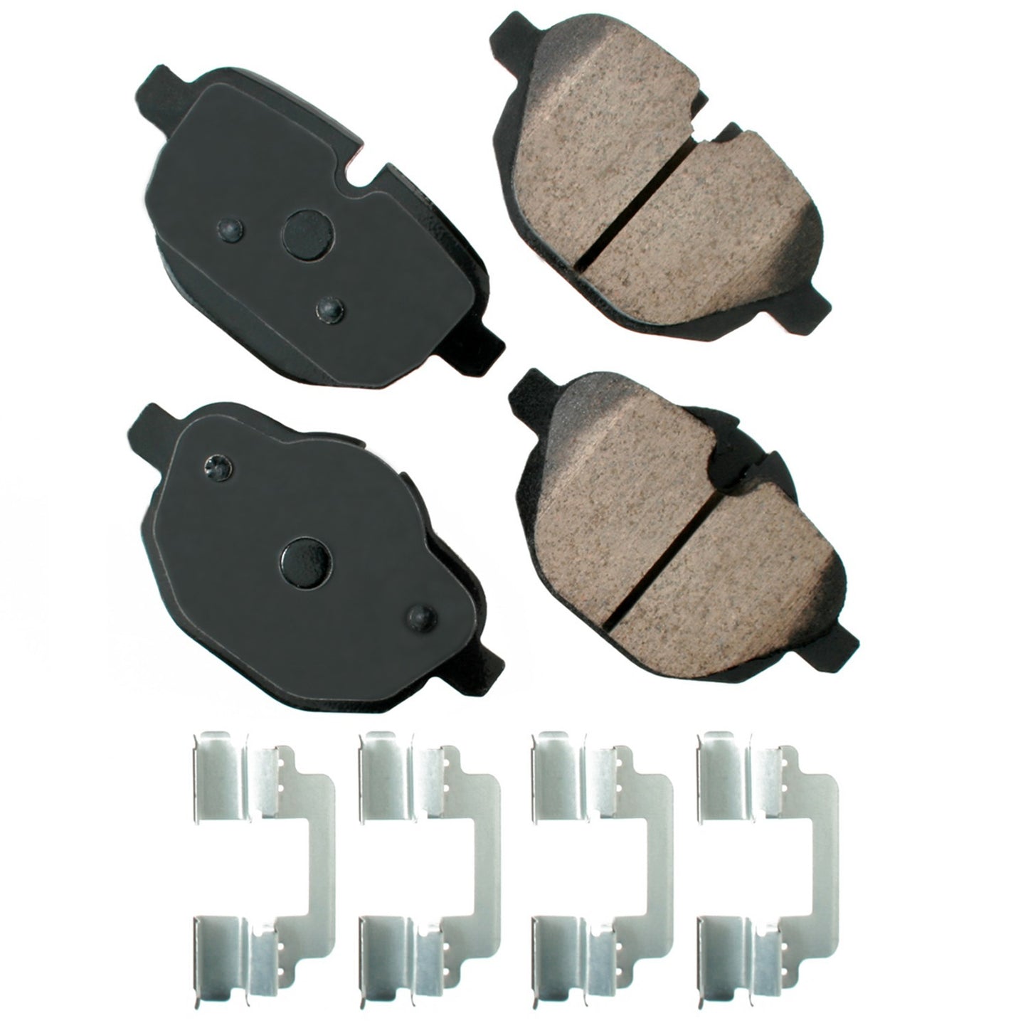 Akebono Brake Corporation AKEEUR1473 Euro Ultra-Premium Brake Pads - Rear