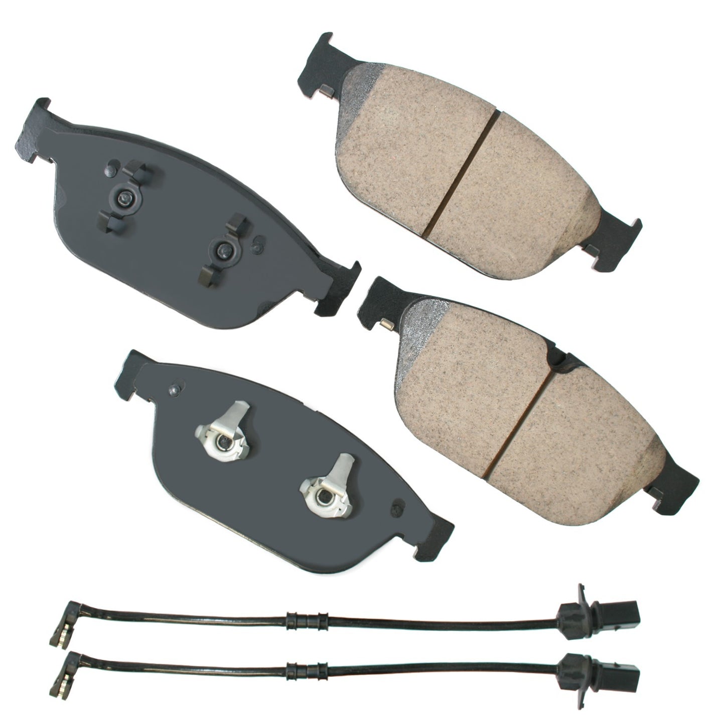 Akebono Brake Corporation AKEEUR1546 Euro Ultra-Premium Brake Pads - Front
