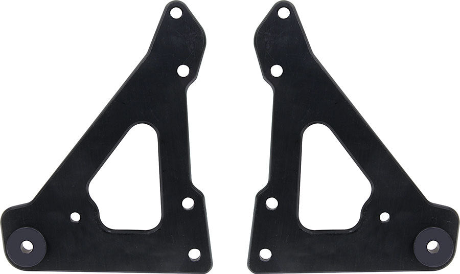 Allstar Performance ALL38145 Front Engine Plate 2pc w/ Bushings Black