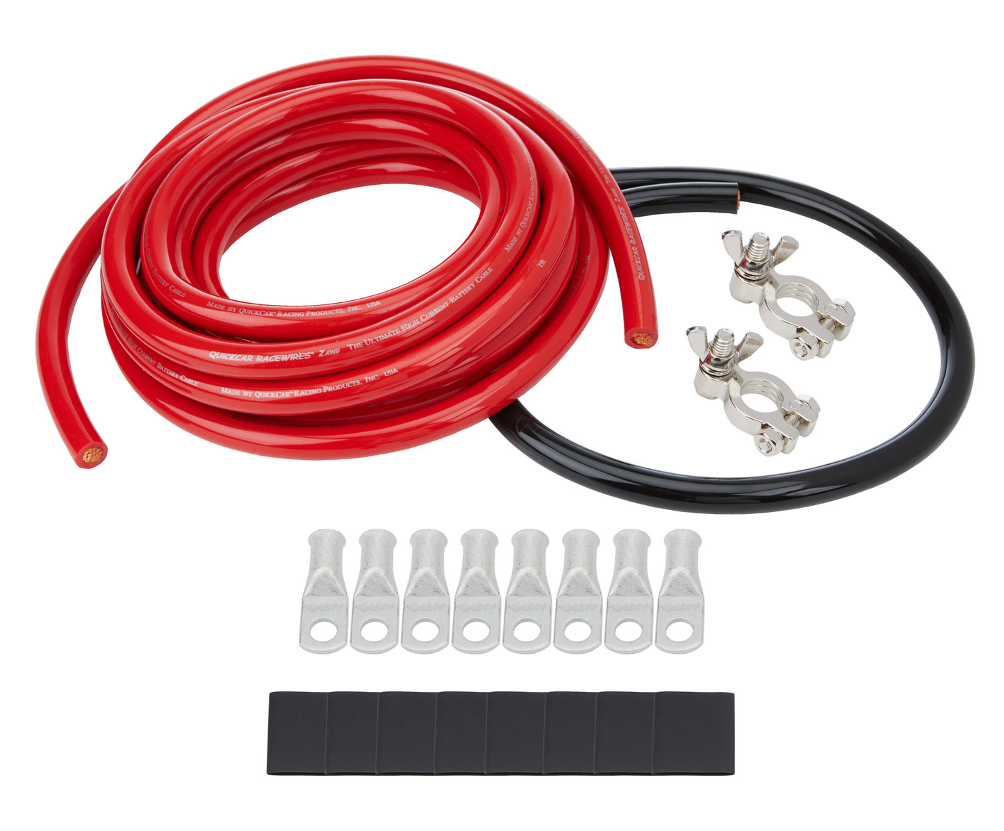 Allstar Performance ALL76110 Battery Cable Kit 2 Gauge 1 Battery