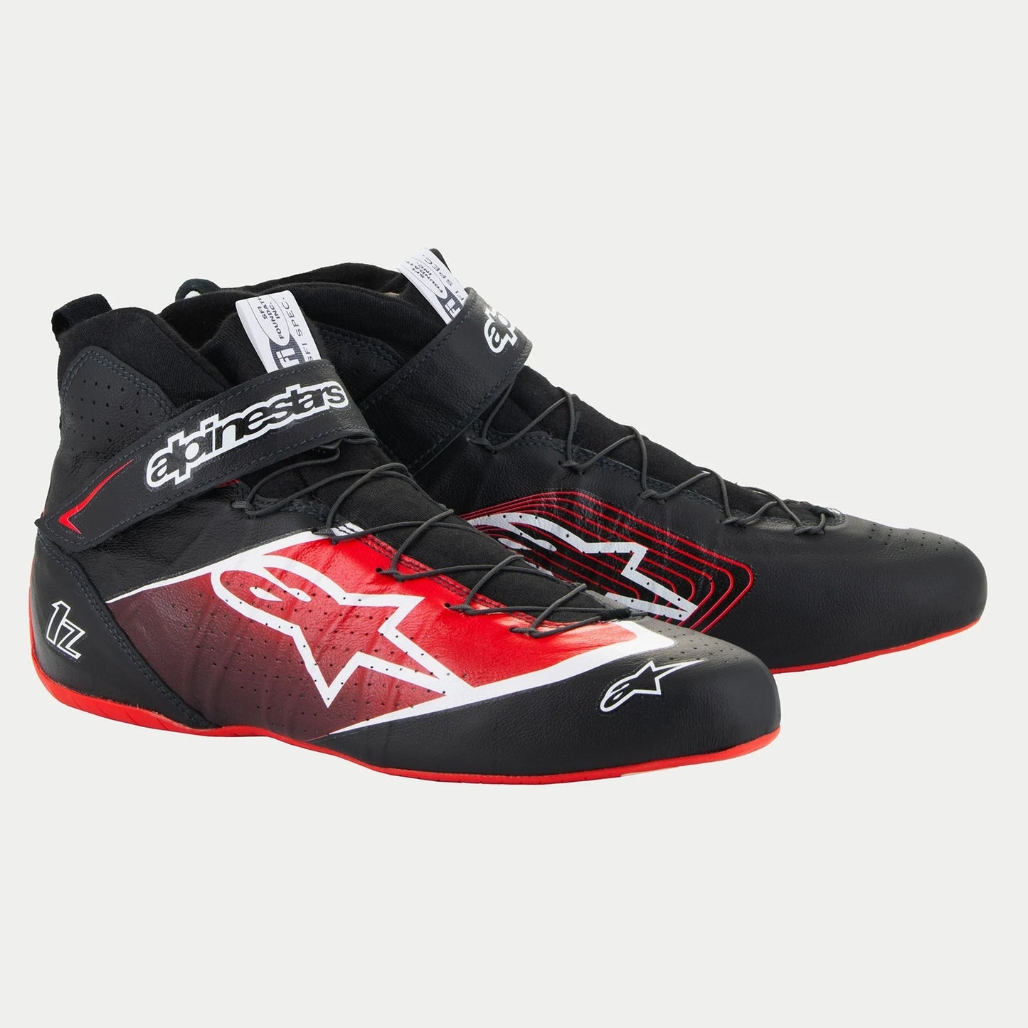 Alpinestars Usa ALP2715524-13-8 Shoe Tech-1Z V3 Black / Red Size 8