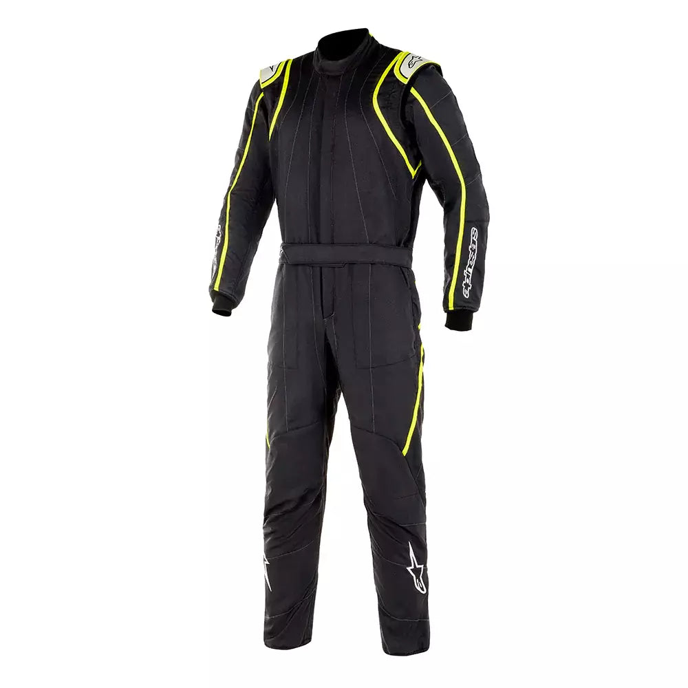 Alpinestars Usa ALP3355121-155-58 Suit GP Race V2 Black / Yellow Large / X-Large