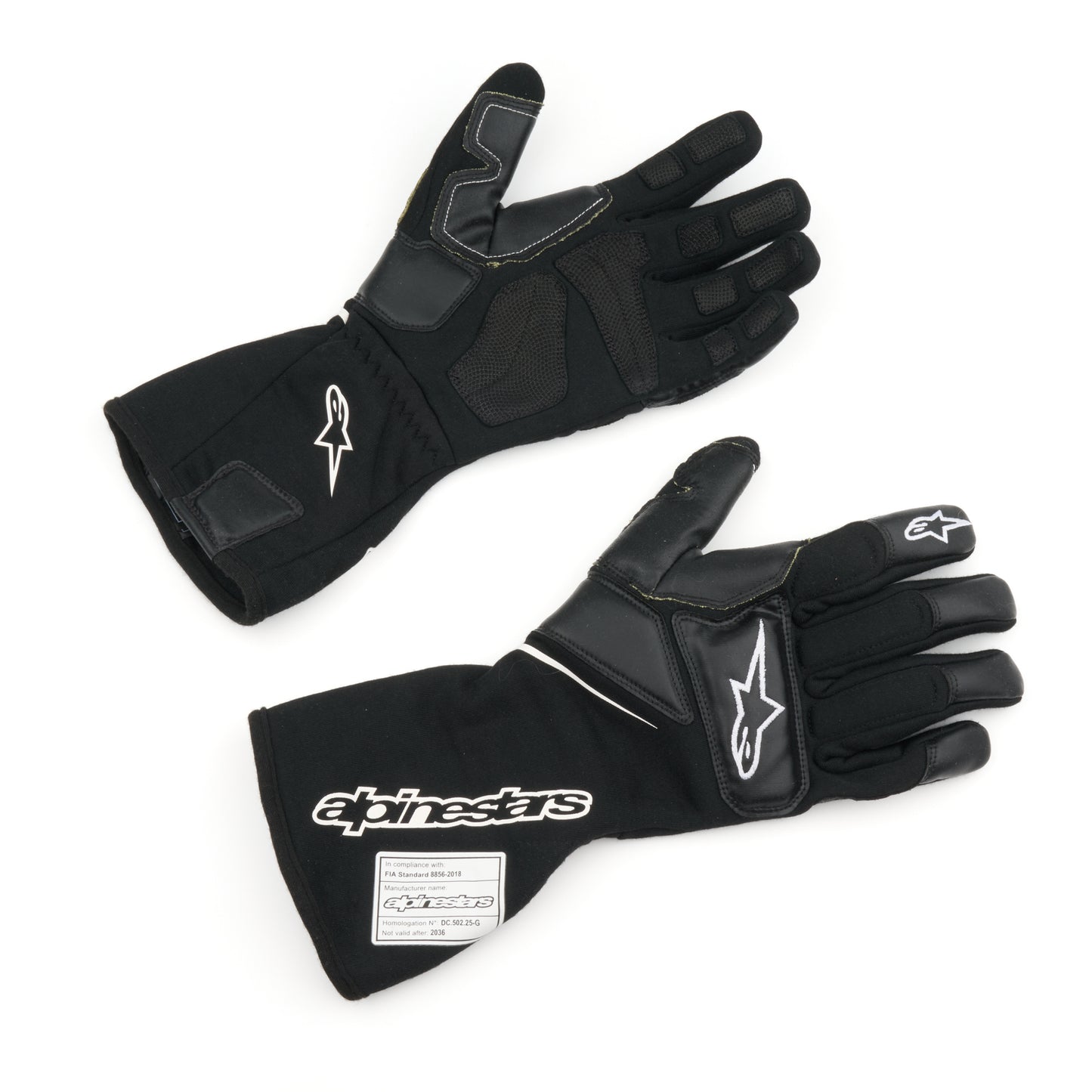 Alpinestars Usa ALP3550226-12-M Glove Tech-M V2 Black Medium FIA
