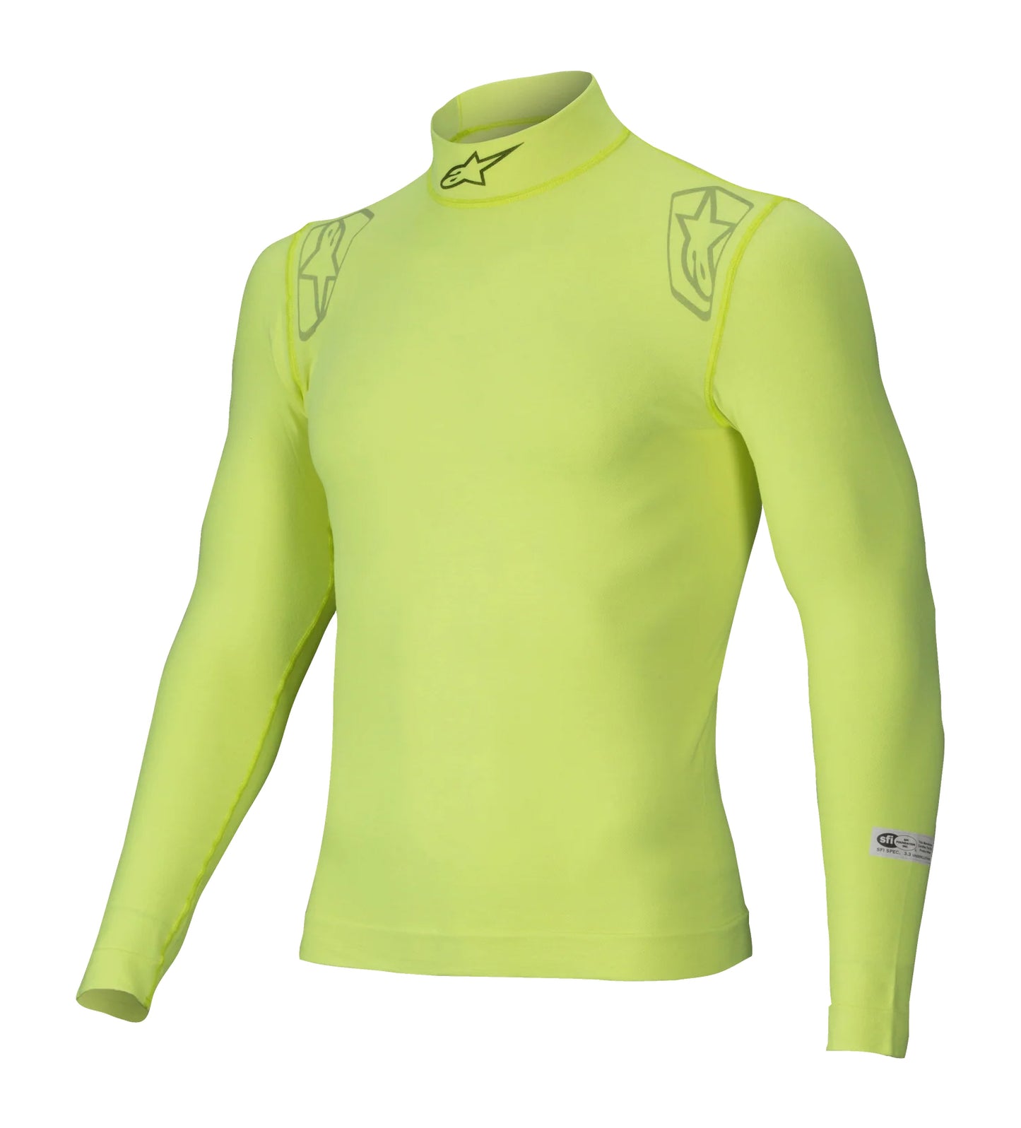 Alpinestars Usa ALP4750325-55-XSS Undearwar Top ZX EVO V3 Ylw XSml/Sml Long Slve