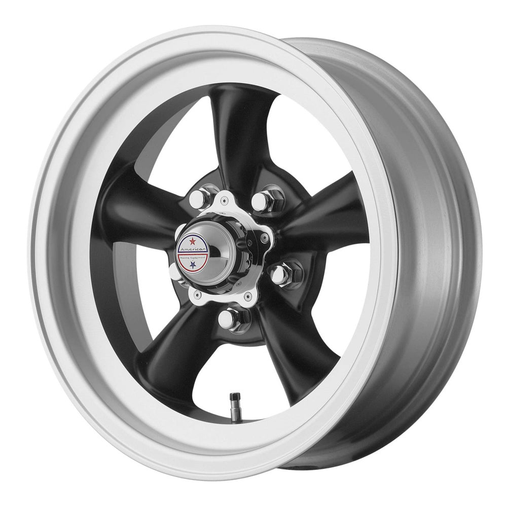 American Racing Wheels AMRVN1055861B TORQ THRUST D 15x8.5 5x1 20.65 SATIN BLACK W/ MA