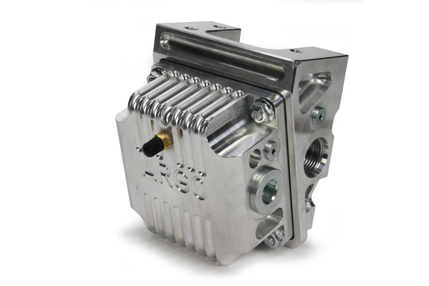 Argo Manufacturing ARGHPF301 Billet Remote Filter Mnt w/ Screen