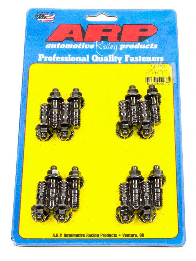 Arp ARP100-1401 Header Stud Kit - 6pt. 3/8 x 1.500 OAL (16)