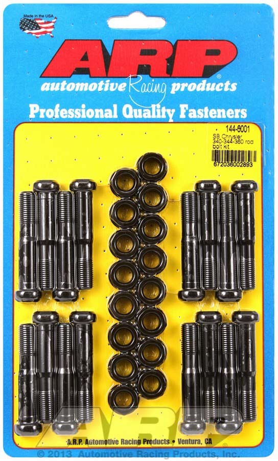 Arp ARP144-6001 SBM Rod Bolt Kit - Fits 318/340/360