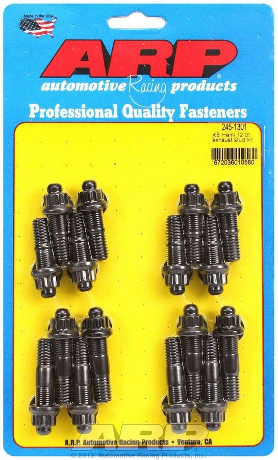 Arp ARP245-1301 Exhaust Stud Kit - 12pt. KB Hemi