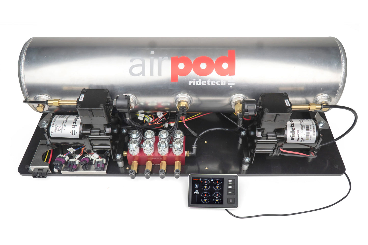Ridetech ART30514100 RidePro E5 5 Gallon Dual Compressor AirPod