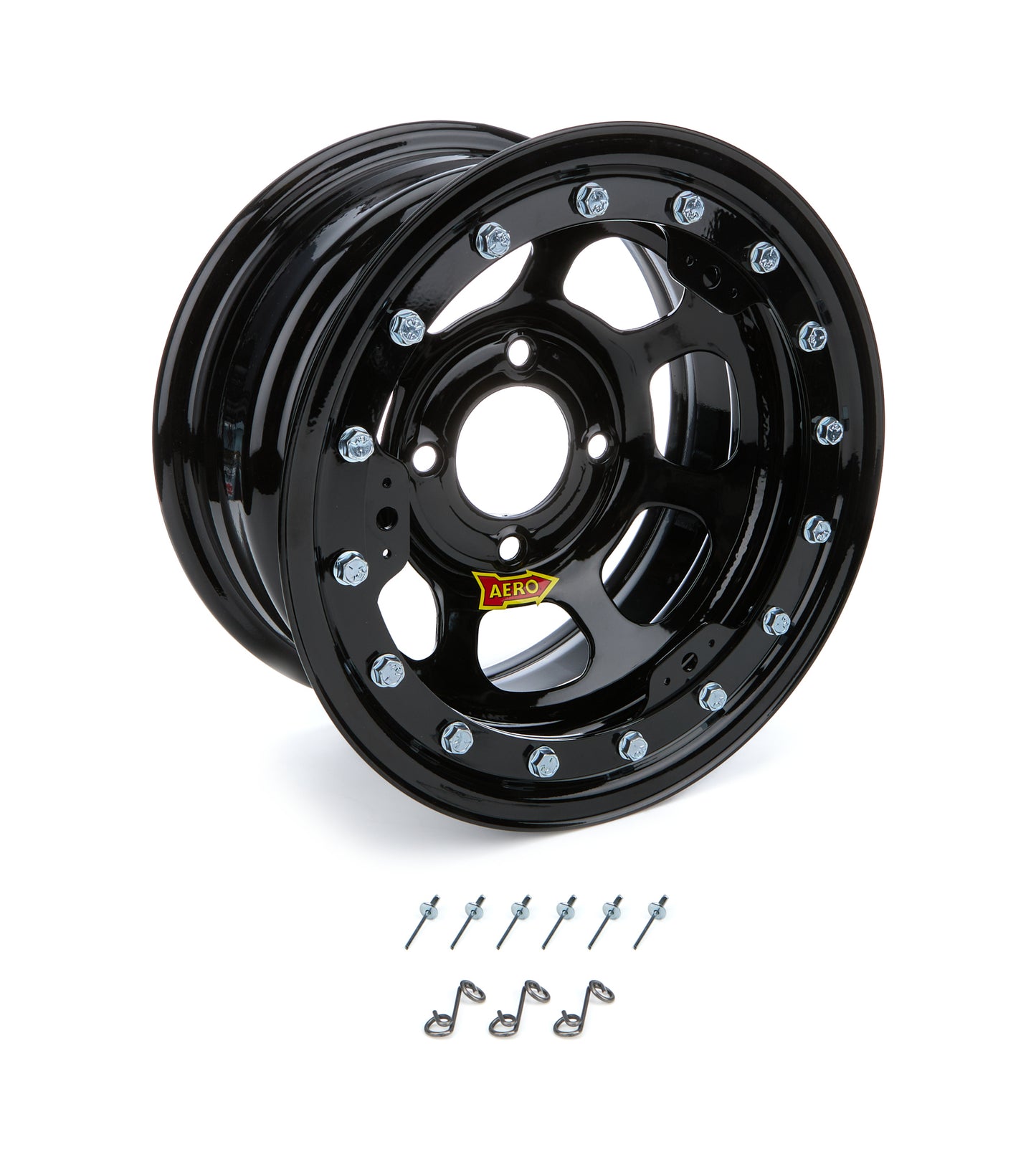 Aero Race Wheels ARW33-174530 Wheel 13x7 3in 4.50in BC Black