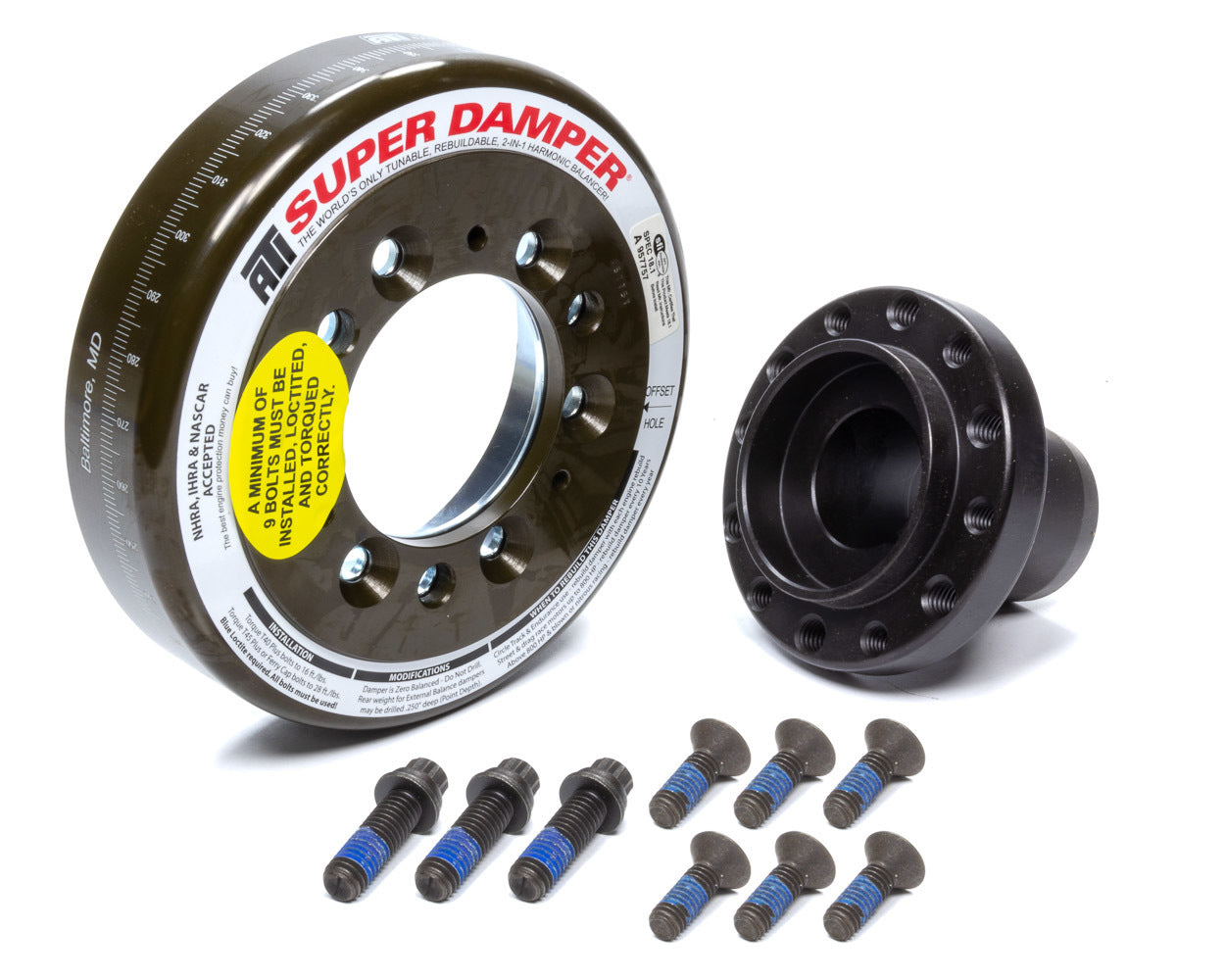 Ati Performance ATI917511AK SBF 6.325 Harmonic Damper - SFI 3-Bolt